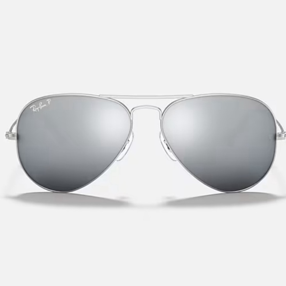 Unisex. Ray-Ban polarized AVIATOR MIRROR large frame